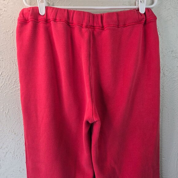 Hollister Y2K Sweatpants Mens Medium Red Embroidered Pull On Lounge Straight Leg - Picture 10 of 12